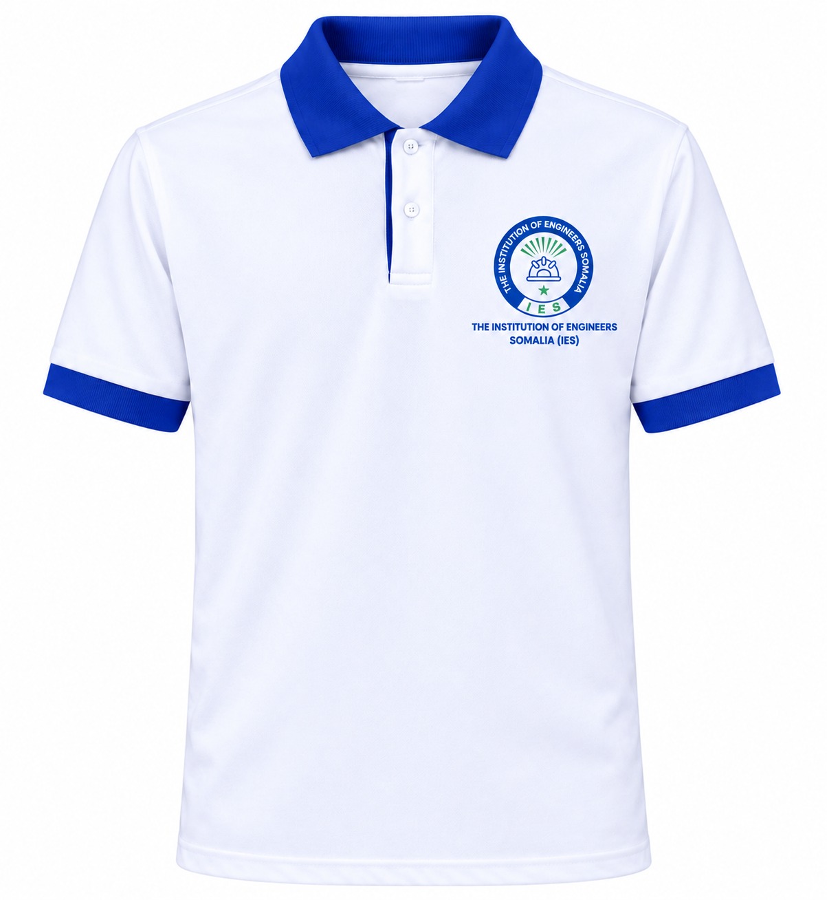 IES T-Shirt (White & Blue) 